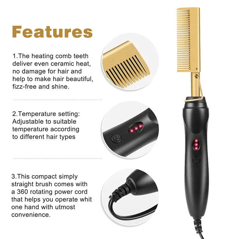 Ultimate Electric Hot Heating Comb