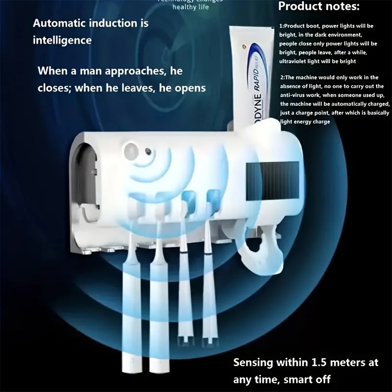 Advanced Toothbrush Disinfection Holder